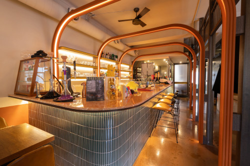 中山國小—橘色暖光南洋餐酒館場景｜和處餐廳場租系列